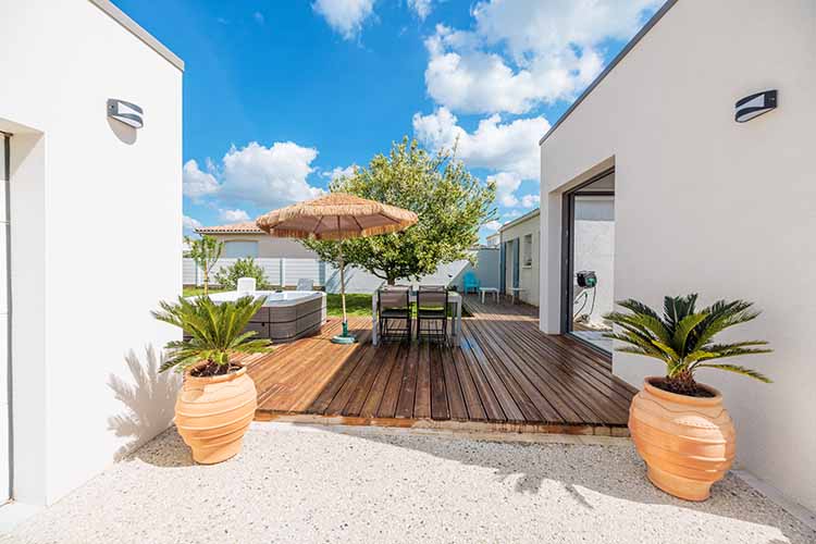 villa à Saint Palais  | Réalisations extension et rénovation bâtiments EGCM Entreprise générale de construction BTP Royan Charente Maritime