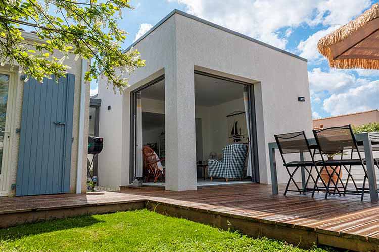 villa à Saint Palais  | Réalisations extension et rénovation bâtiments EGCM Entreprise générale de construction BTP Royan Charente Maritime